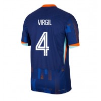 Niederlande Virgil van Dijk #4 Auswärtstrikot EM 2024 Kurzarm